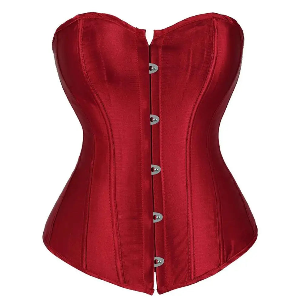 Bustiers Overbust Satin  Corselet