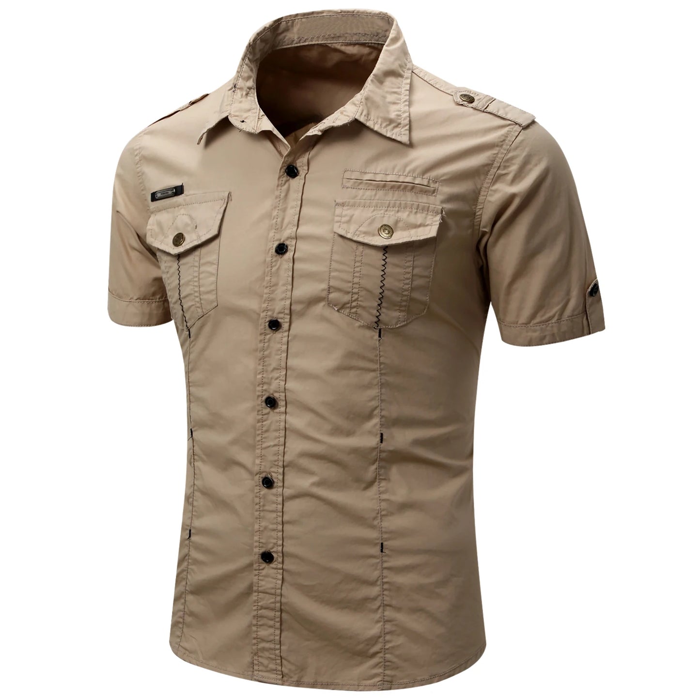 Safari Short Sleeve Cotton  Shirt