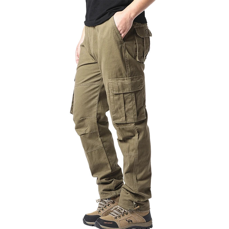 Pure Cotton Tactical Cargo Pants