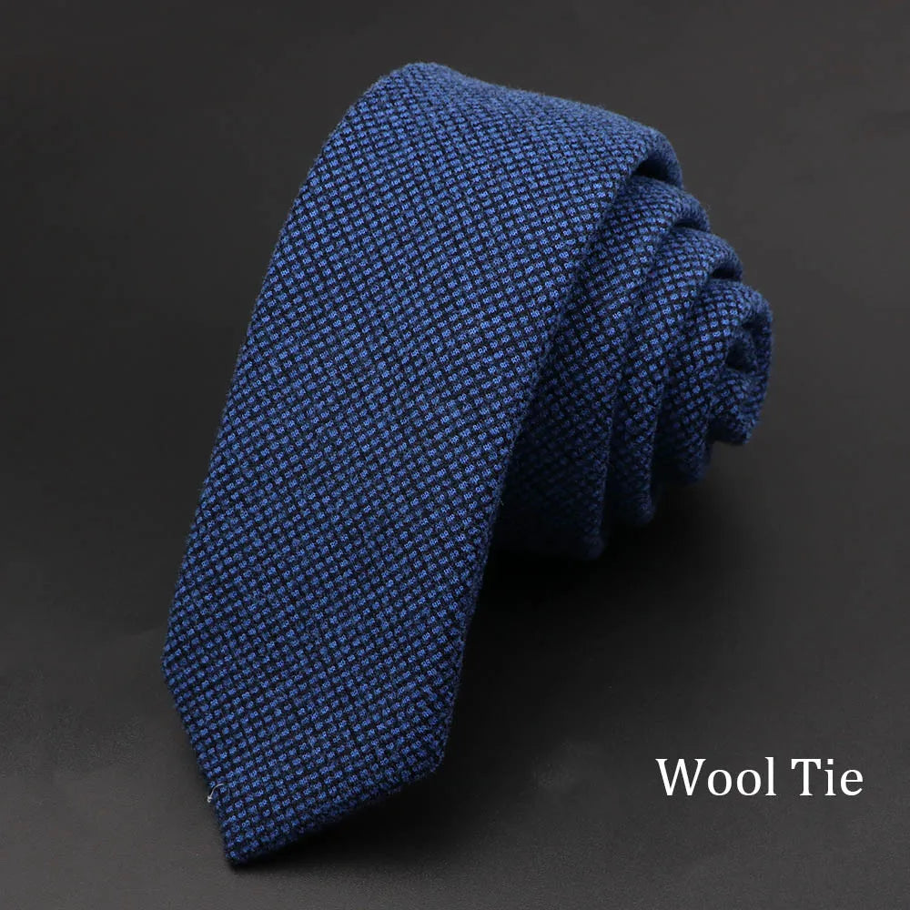 High Quality Solid Cotton Men Necktie