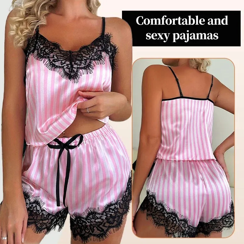 2 Piece  Suspender Pajama Set