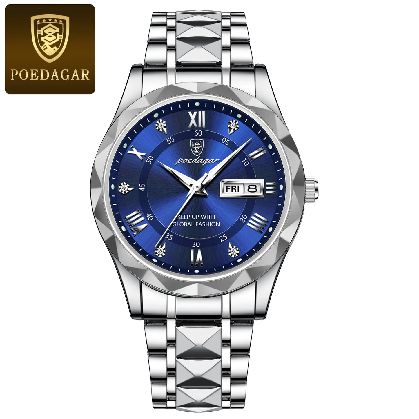 POEDAGAR  Luxury Man Wristwatch