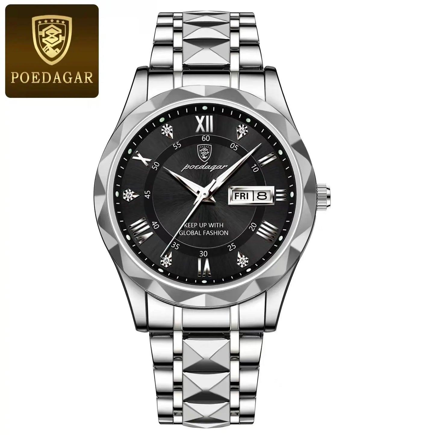 POEDAGAR  Luxury Man Wristwatch