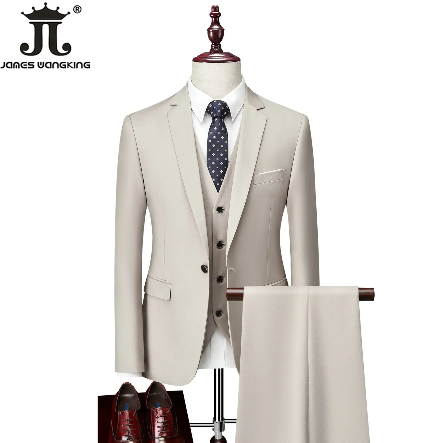 ( Jacket+Vest+Pants ) Formal Business Suit