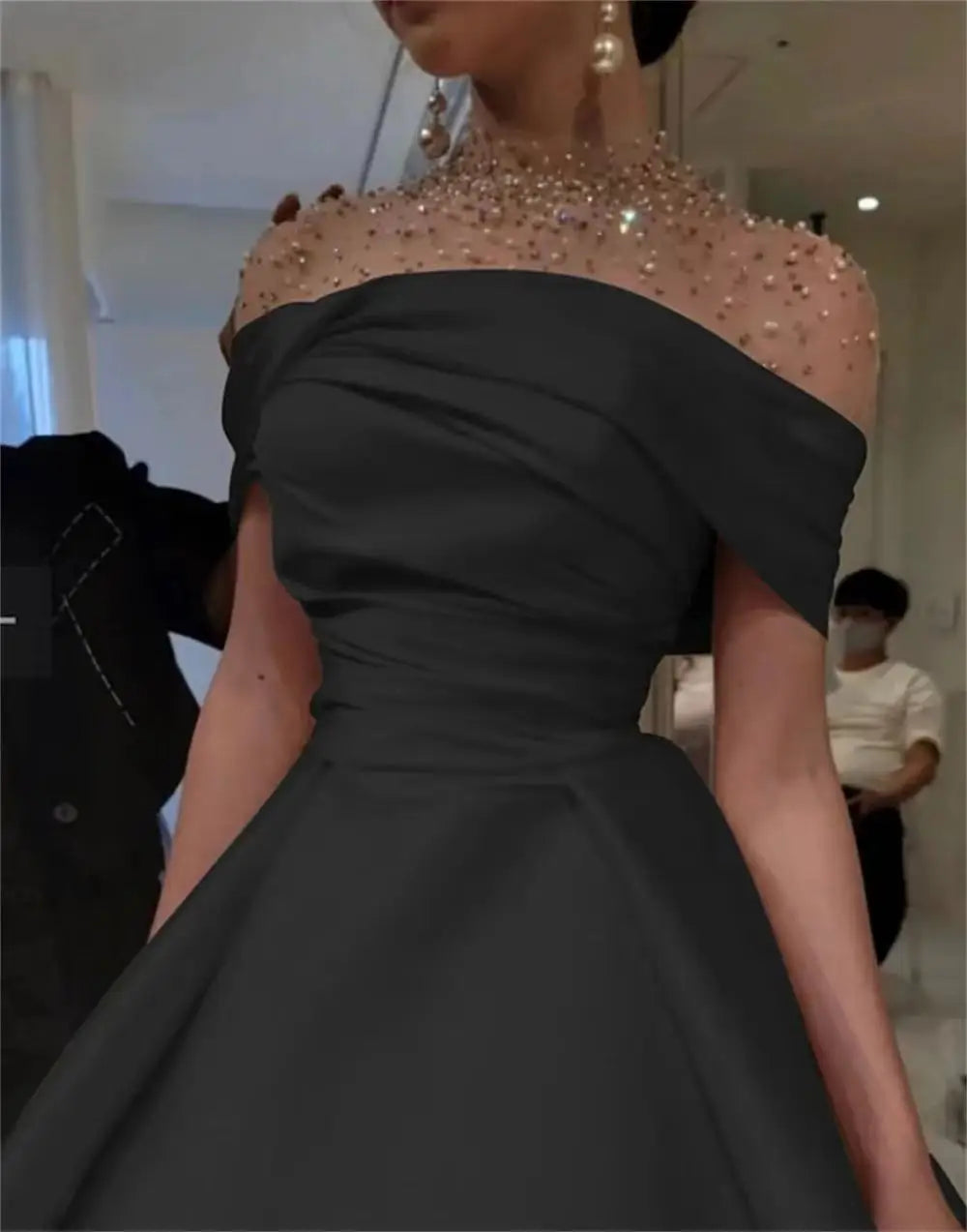 Satin Ball Gown