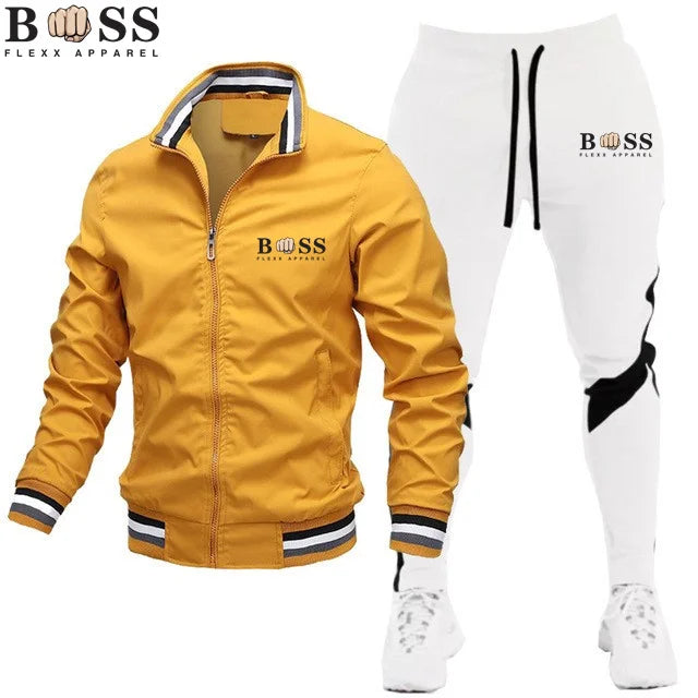 Mens Sweatshirt+sweatpants Sports Suit