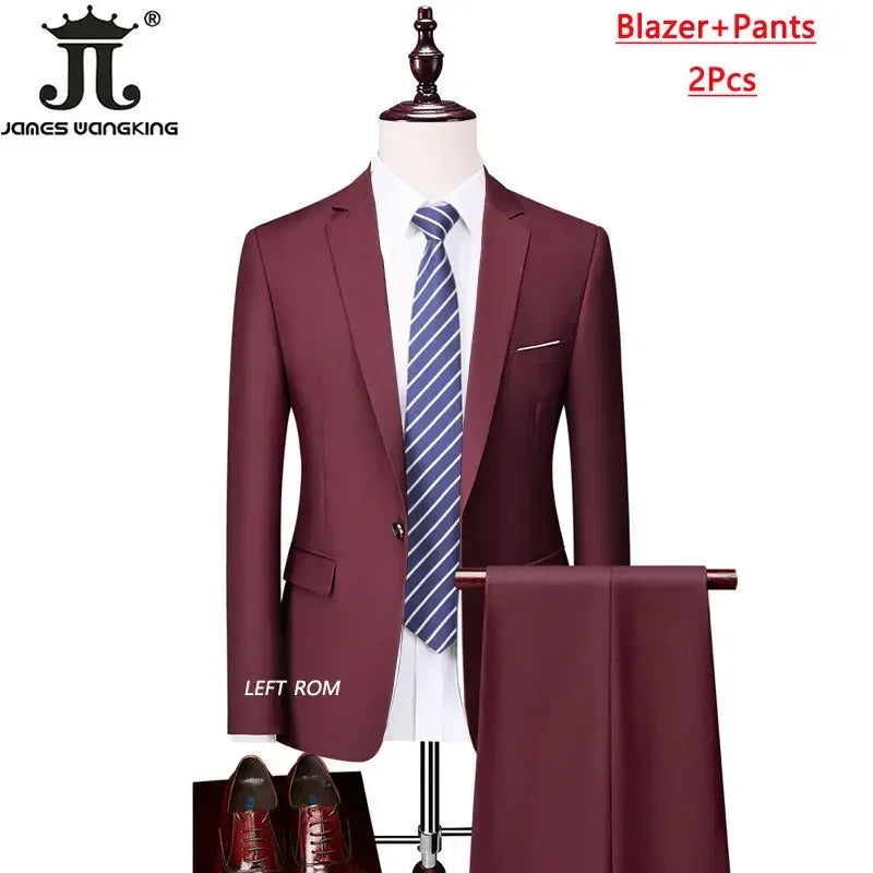 ( Jacket+Vest+Pants ) Formal Business Suit