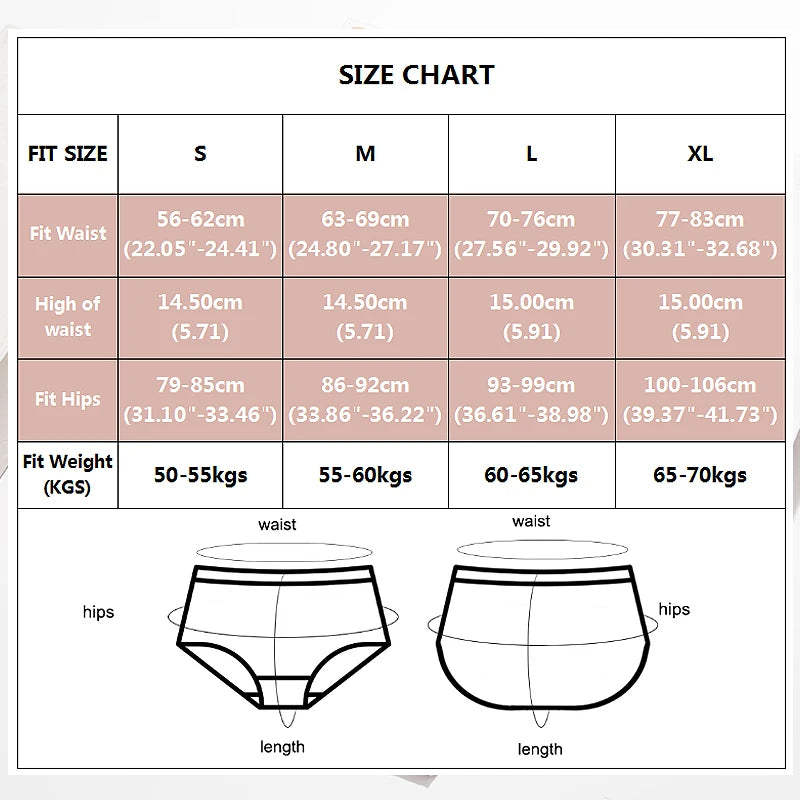 High Waist Seamless Panties