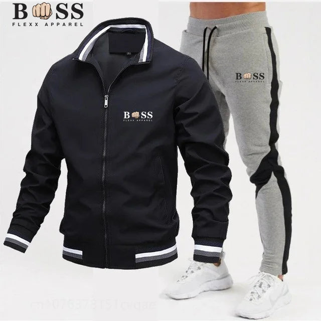 Mens Sweatshirt+sweatpants Sports Suit