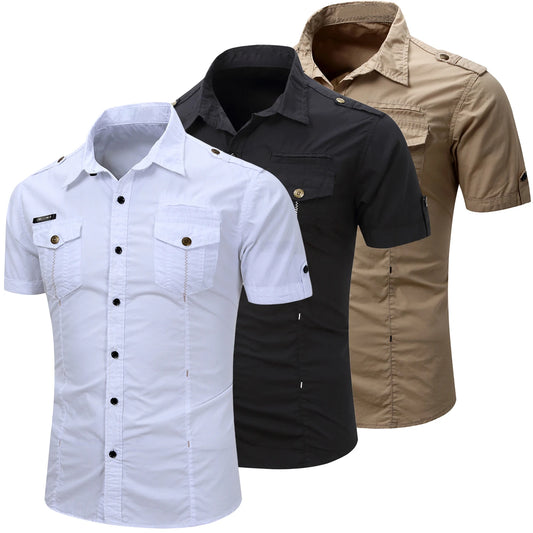 Safari Short Sleeve Cotton  Shirt