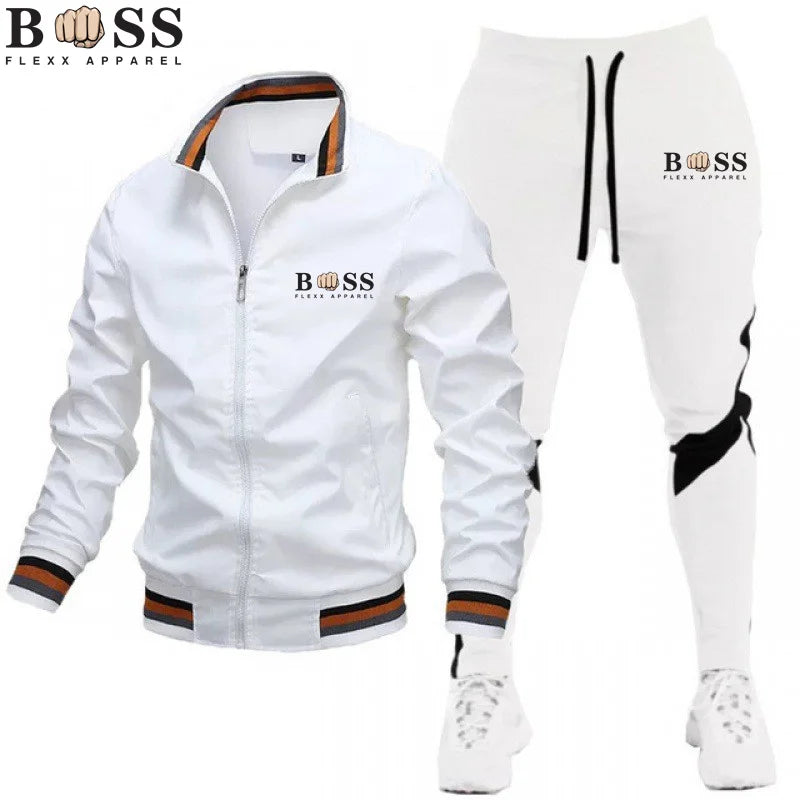 Mens Sweatshirt+sweatpants Sports Suit